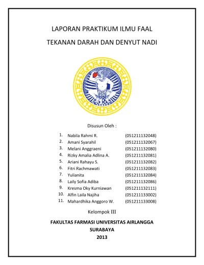 Dalam hal hambatan, ada beberapa macam hambatan yang biasanya dihadapi oleh individu seperti : Top Pdf Laporan Praktikum Tekanan Darah 123dok Com