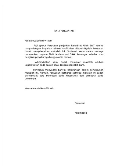 Mengalami diare dengan kekurangan volume cairan di. Makalah Askep Diare Pada Anak