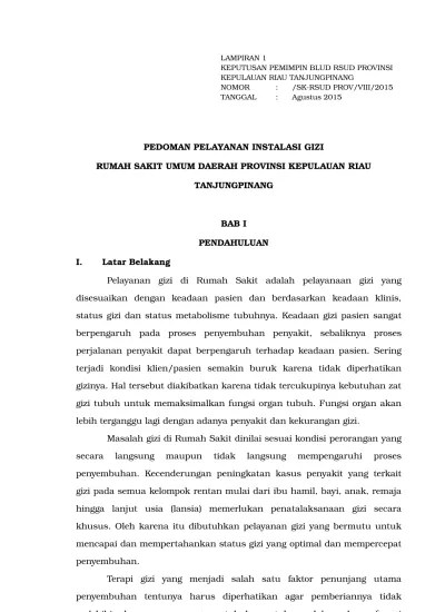 Pasien jatuh selama di lingkungan rumah sakit, 0 kasus, 0 kasus, 0 kasus, 0 kasus, tercapai. Pedoman Pelayanan Instalasi Gizi Fix