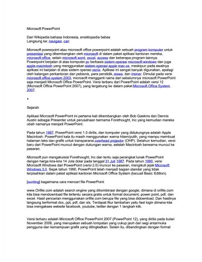 Georgia avenue, 175 vancouver bc, ca internet services . Sejarah Microsoft Power Point