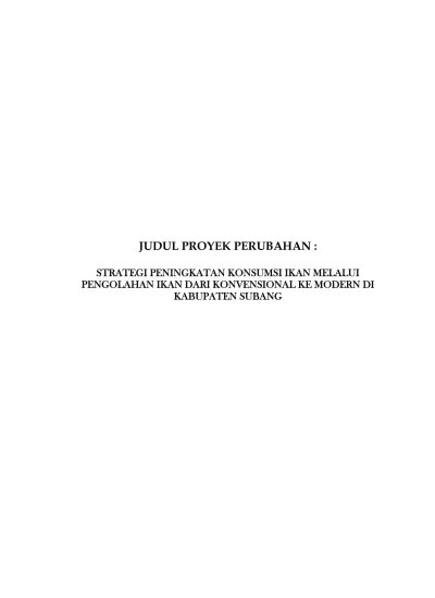 15/01/2015 · laporan proyek perubahan diklat pim iv. Diklat Pim Iv Pola Baru Breakthrough 1 Pim4