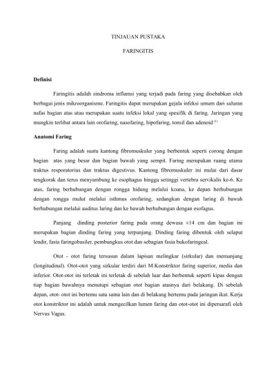 Gambar 3.1 algoritme pengobatan faringitis dengan menggunakan strep. Resume Rhino Faringitis Akut Keniten