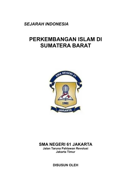 Set of indonesian cyclopedia penyebaran islam . Top Pdf Makalah Kerajaan Islam Di Sumatera Barat Docx 123dok Com