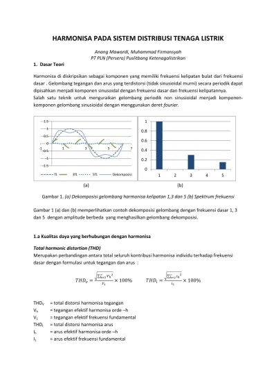 Amerika serikat standar tegangan untuk jaringan distribusi primer ini adalah. Top Pdf Harmonisa Pada Sistem Distribusi Tenaga Listrik 123dok Com