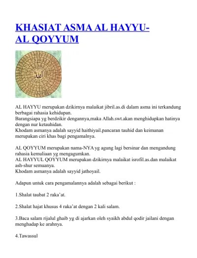 Doa agar diangkat dari kemiskinan dan penderitaan. Amalan Amalan Harian