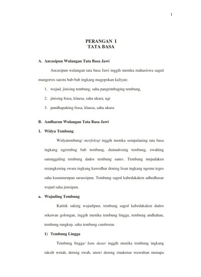 Check spelling or type a new query. Perangan I Tata Basa