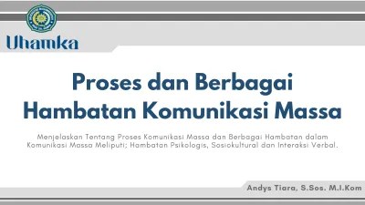 Perbedaan kepentingan (interest) hambatan komunikasi massa psikologis prasangka(prejudice) stereotip (stereotype) motivasi (motivation) aneka etnik . Hambatan Komunikasi Massa