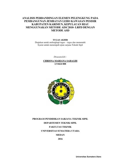 Ingatlah tugas akhir hanyalah syarat . Top Pdf Proposal Tugas Akhir Teknik Sipil Baja Lrfd 123dok Com