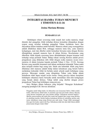 Renungan 1 Ayat 1 Timotius 4 16 Ps Dana Han 1 Corinthians 31011 According to the grace of God which is given to me as a wise master.