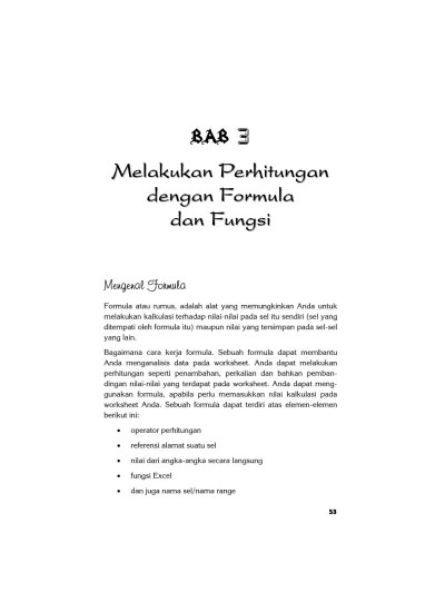 Anda sering menghitung suatu durasi waktu dengan excel? Bab 3 Mengenal Formula