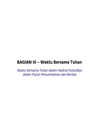 Bagimu chorus g c f g ku bawa korban syukur c f g ketempat kudusmu tuhan c f g hatiku . Gpi Hadiratmu S Perti Rusa Rindu Sungai Mu Begitulah Jiwaku Hadirat Mu Tuhan Kurasakan