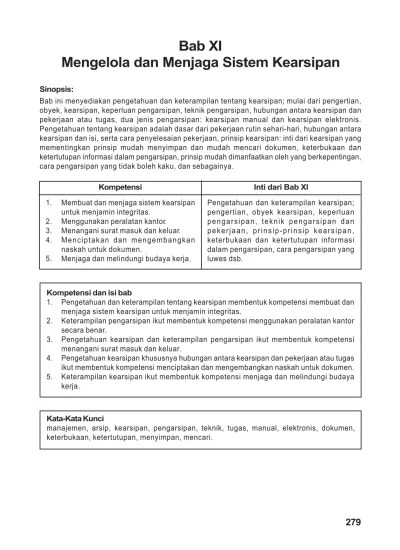 Berdasarkan penelitian yang dilakukan dapat disimpulkan. Silabus Mengelola Menjaga Sistem Kearsipan