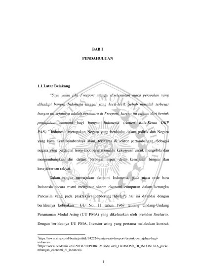 BAB I PENDAHULUAN. dihadapi bangsa Indonesia tinggal yang kecil-kecil.  Sebab masalah terbesar