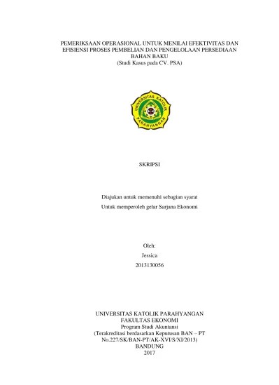 Metode yang digunakan untuk mengukur efektivitas kerja sebuah mesin yang berada dalam perusahaan manufaktur. Audit Efektivitas Efisiensi Dan Ekonomisasi Proses Produksi Operasional Studi Kasus Pada Perusahaan Manufaktur Cv Rimba Sentosa Audit Efektivitas Efisiensi Dan Ekonomisasi Proses Produksi Operasional Studi Kasus Pada Perusahaan Manufaktur Cv Ri