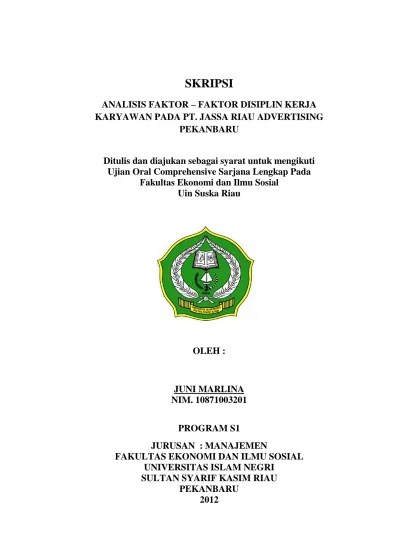 Terbaru dan pilihan terbaik 2019. Judul Skripsi Lengkap Berbagai Jurusan D