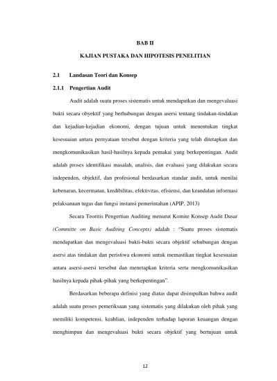 If you’ve ever been audited by the irs, we want to know about it. Bab Ii Kajian Pustaka Dan Hipotesis Penelitian Audit Adalah Suatu Proses Sistematis Untuk Mendapatkan Dan Mengevaluasi