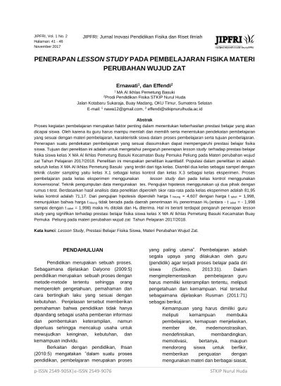 Fisika di kelas vii smp. Laporan Praktikum Perubahan Materi Indonesia