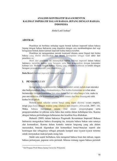 Yang dapat memiliki bentuk perintah pada umumnya yaitu kalimat tak . Makna Imperatif Kalimat Bahasa Jepang Dalam Drama Yankee Kun To Megane Chan Episode 1 Karya Takanari Mahoko
