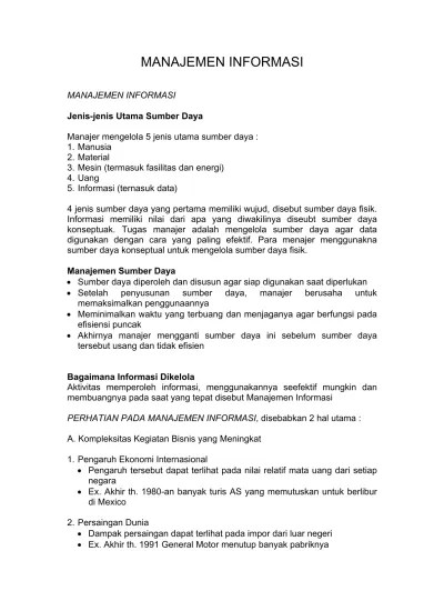 Para manajer sdm bertanggung jawab untuk mengevaluasi karyawan yang menjadi bawahannya dan departemen sumber daya manusia untuk mengembangkan penilaian kerja . Jenis Jenis Utama Sumber Daya
