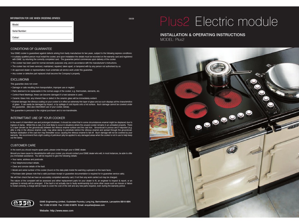 The spruce / kevin norris pigtail connections are very handy if you have to connect multip. Esse Plus2 Installation And Operating Instructions Manual Pdf Download Manualslib