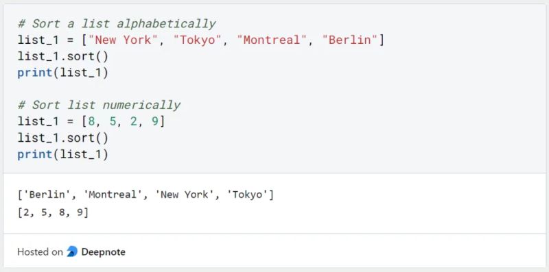 Sortieren Einer Liste Python Wie Man Eine Liste In Python Umkehrt Yuhep - Best Mountain Backgrounds in 4K