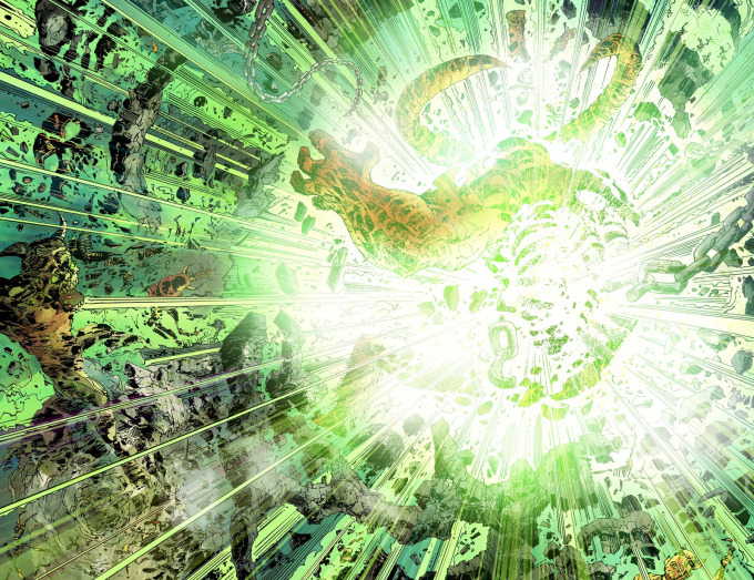 In 'Spawn' (2016) #262, Spawn triggers his symbiote to blow up Satan and Hell.