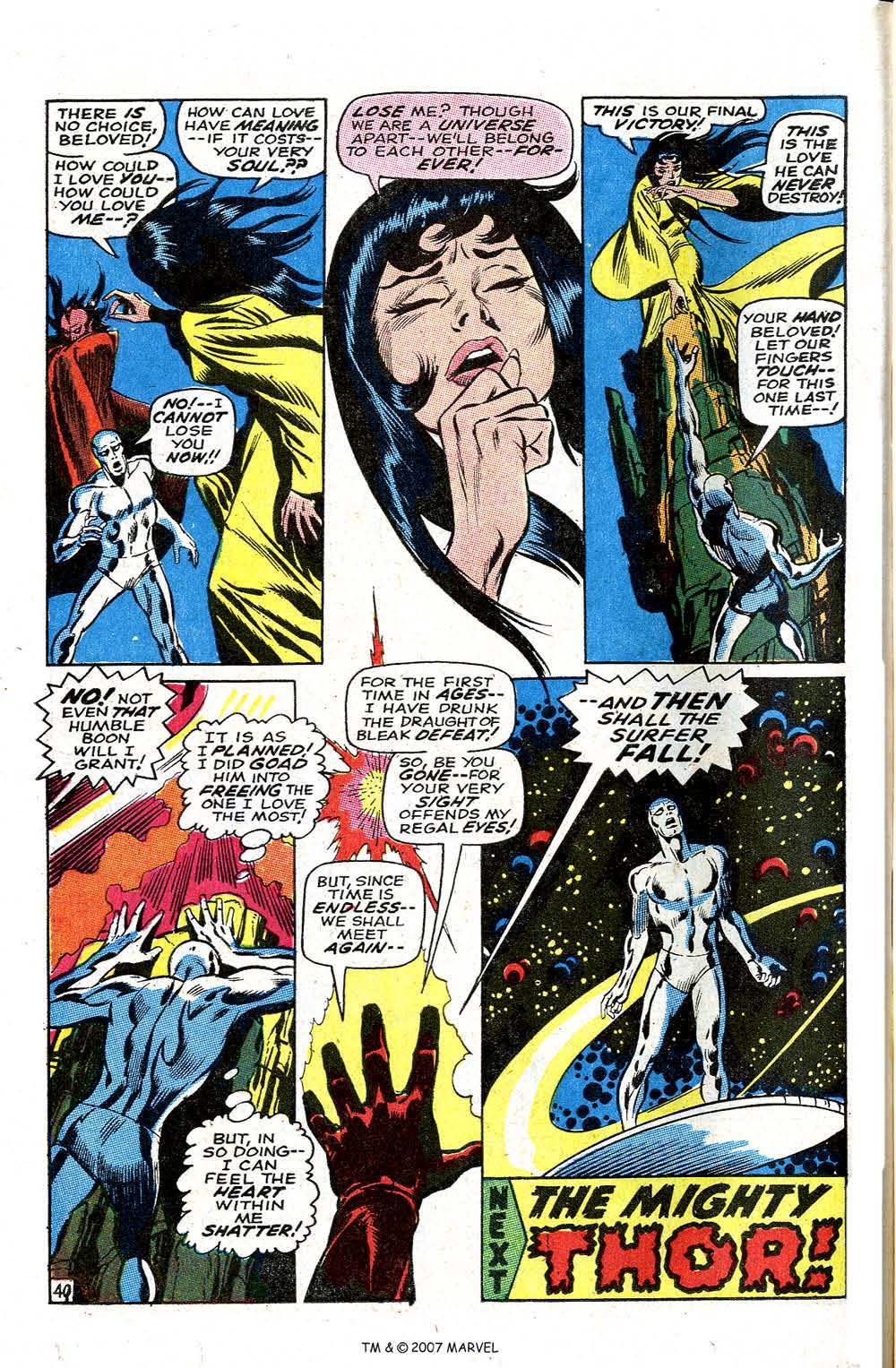 Marvel Day: Stranded On Earth, Silver Surfer Is Reunited With Shalla ...