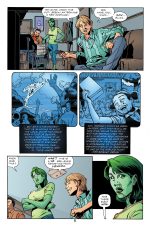 In 'Green Lantern' (2002) #146, Ion is doing art work in his studio and feeding poor people in Uganda.