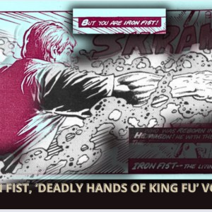 Iron Fist Crashing Dragon Motion Clip Art I