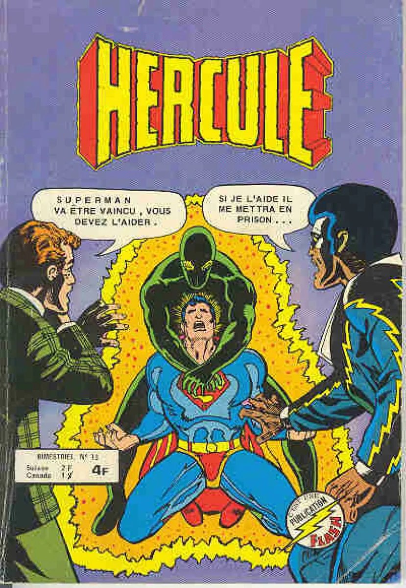 Hercule (1e Série - Collection Flash) tome 13 - Eclair Noir contre Superman (édition 1979)