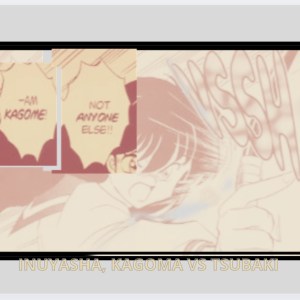 Inuyasha and Kagome vs Tsubaki Flash Arrows Manga Art Clip I