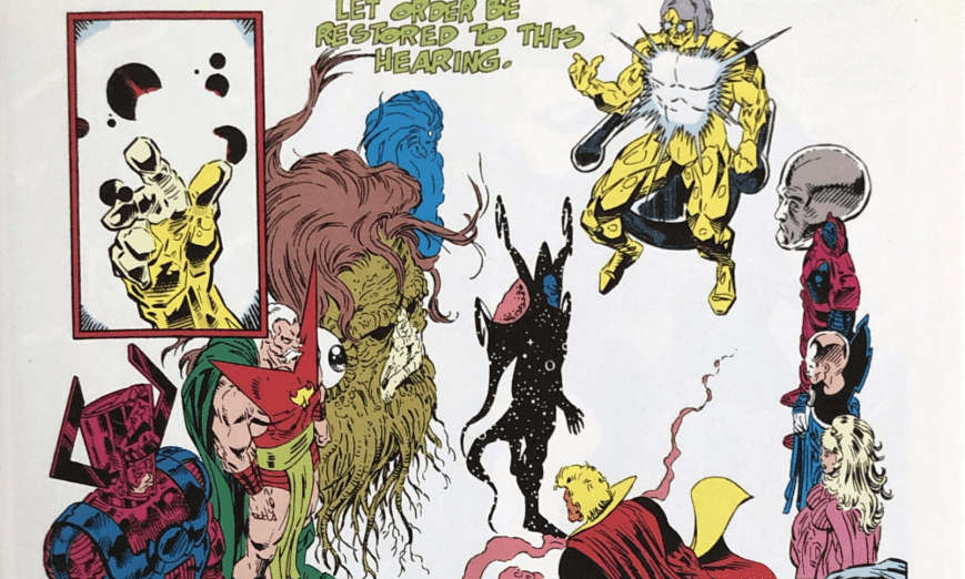 Metropolis Battles: Adam Warlock with Infinity Gauntlet vs Living Tribunal (Champion vs Abstract)
