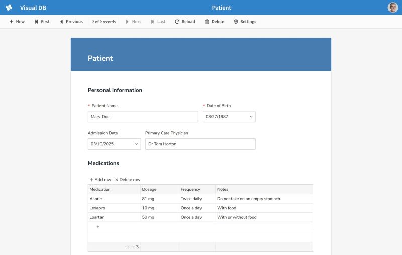 Visual Db Database Form And Report Builder - Minimal Photo Collection - Retina Quality