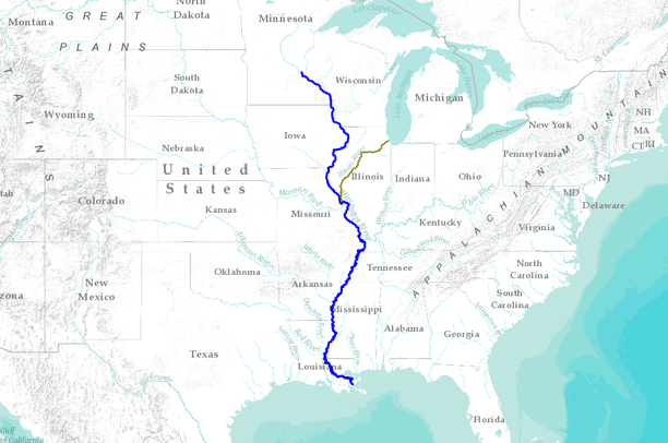 Mississippi River Data Basin Preview 