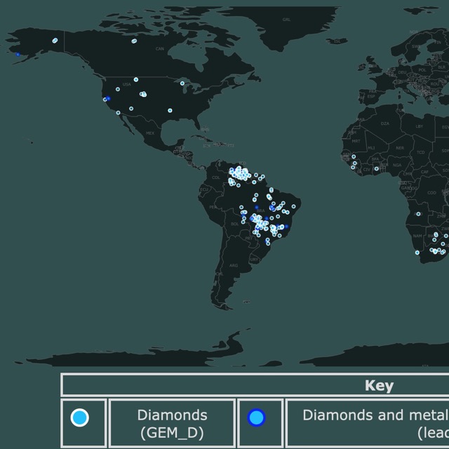 World Palladium Deposits Interactive Map Diamonds 