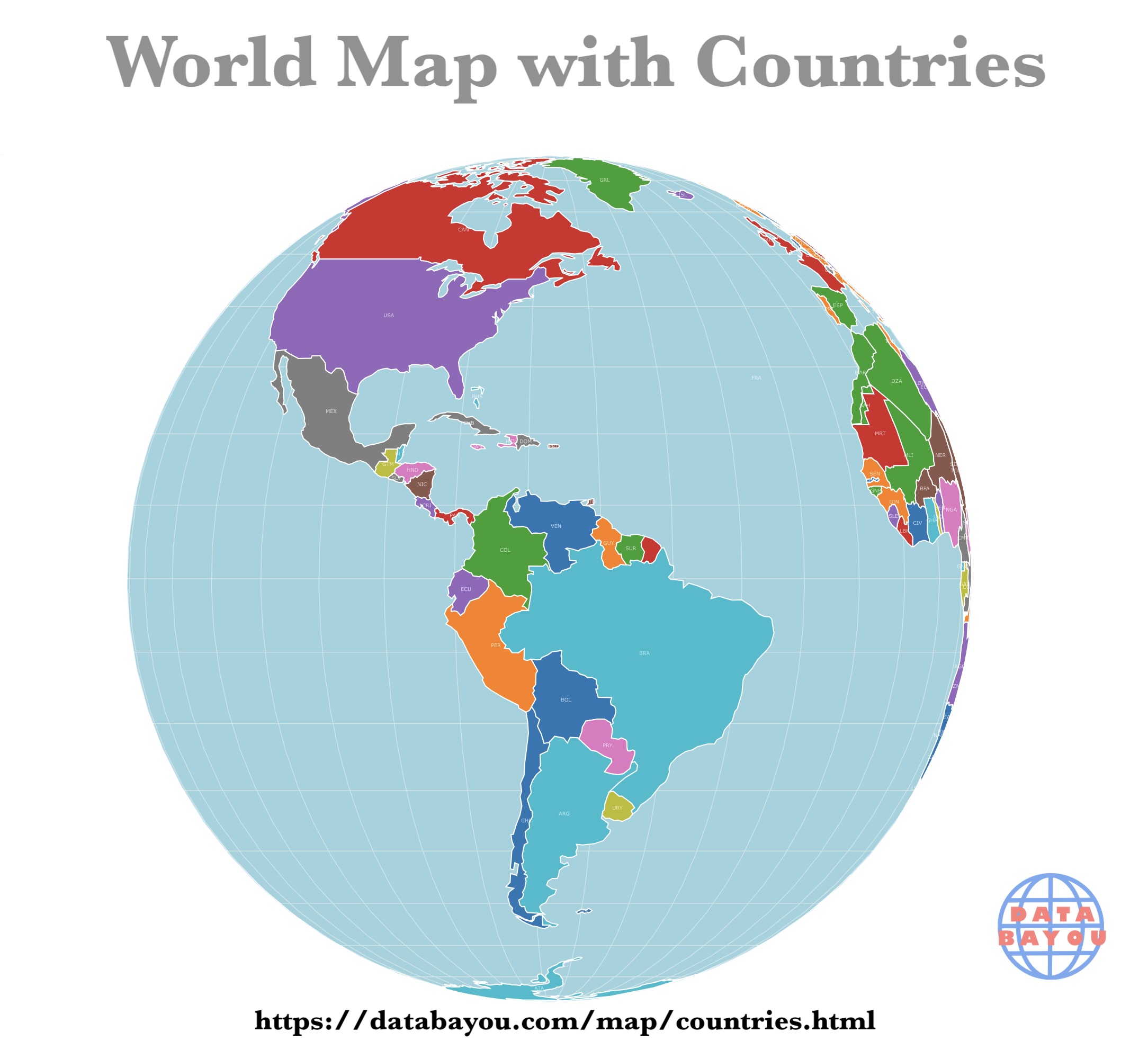 World Map 2025 Countries 