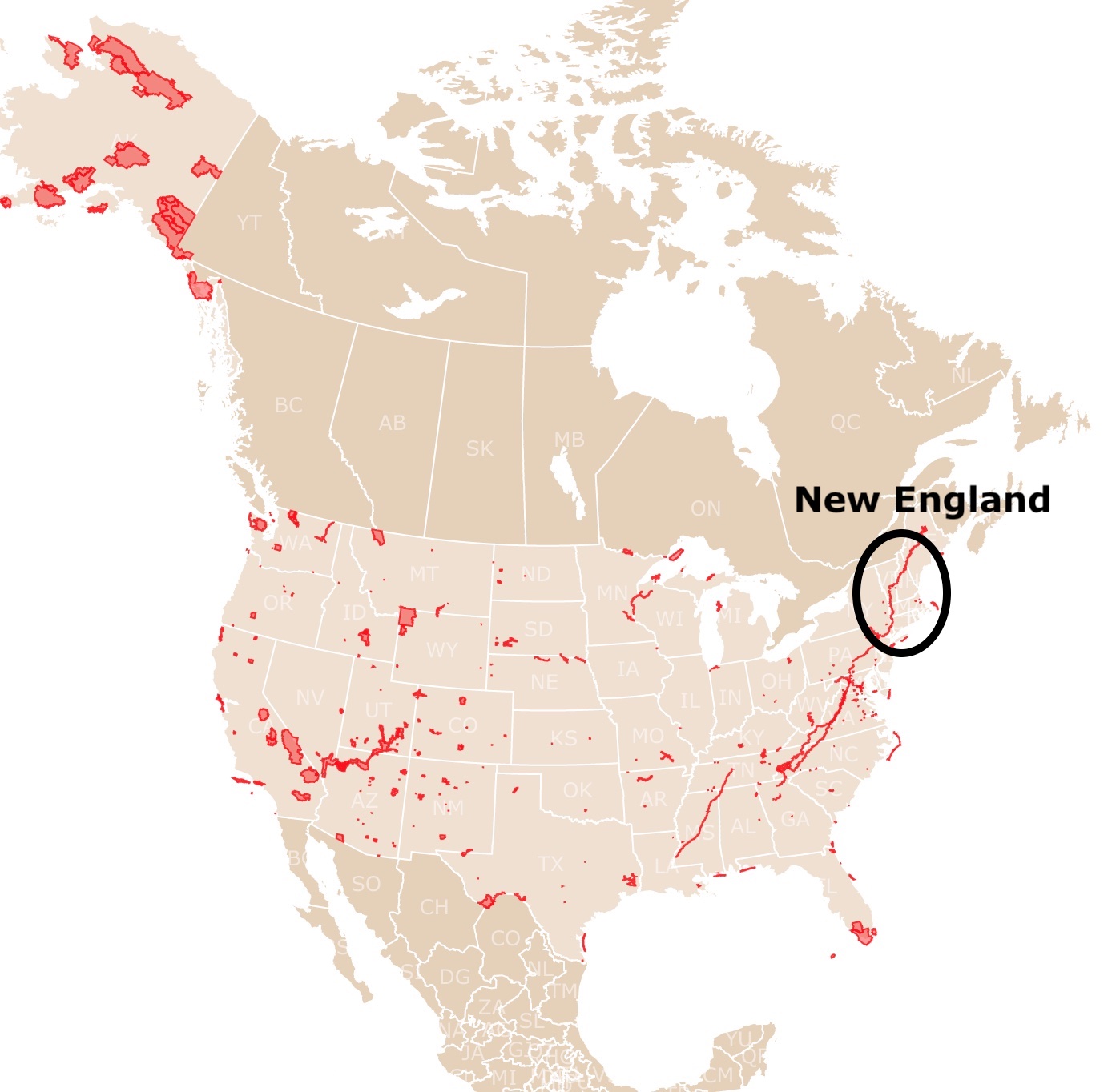 Interactive Map Of New Englands S National Parks And State Parks Neloc 