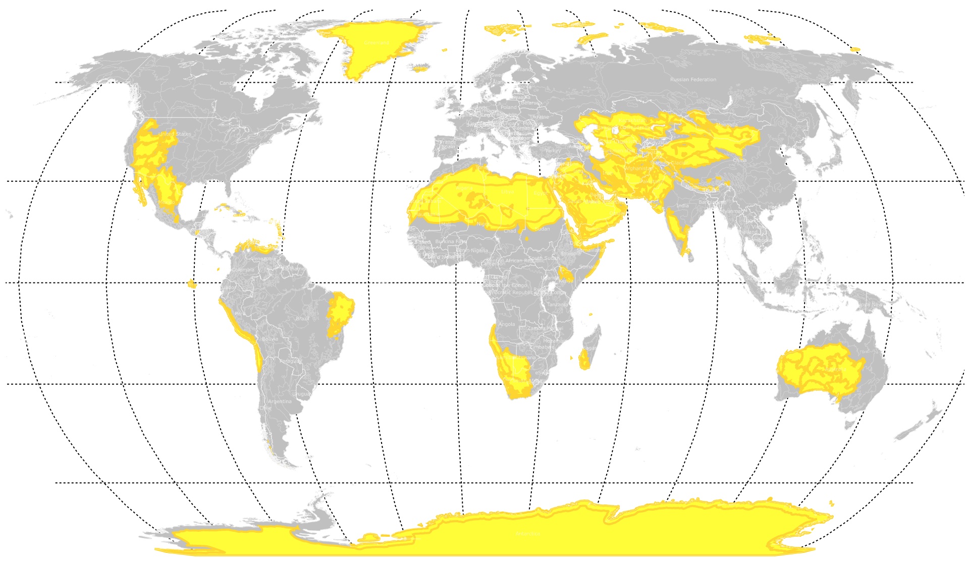 Map Of Deserts Around The World At Gabriella Raiwala Blog Desertic 