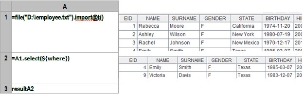 Esproc Helps Process Structured Text In Java Conditional Filtering - Premium Nature Design Gallery - Full HD