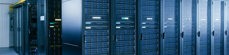 Modern Data Center Server Rack Infrastructure With A Visual - HD Abstract Backgrounds for Desktop