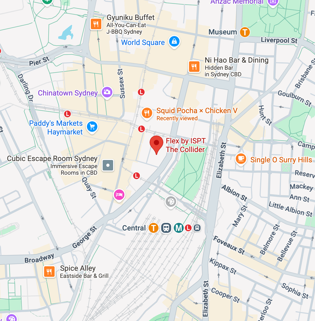 Sydney Map 