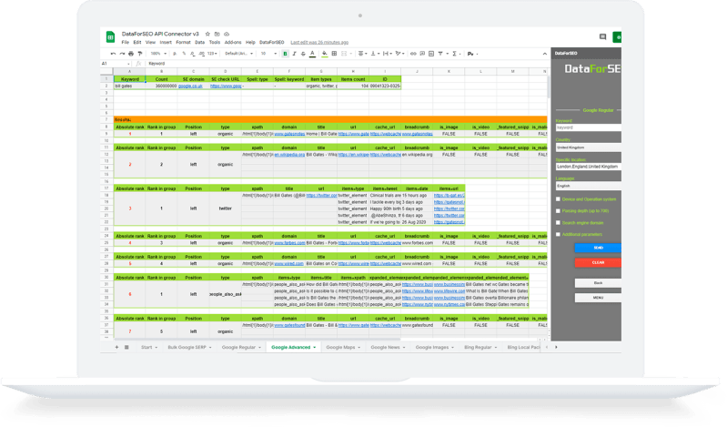 New Google Sheets Connector For Dataforseo Api Dataforseo - Sunset Photos - Professional 4K Collection