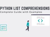 List Comprehensions In Python With Examples And Video Datagy