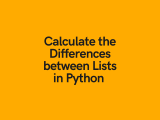 Check Difference Between Two Lists Python Printable Forms Free Online
