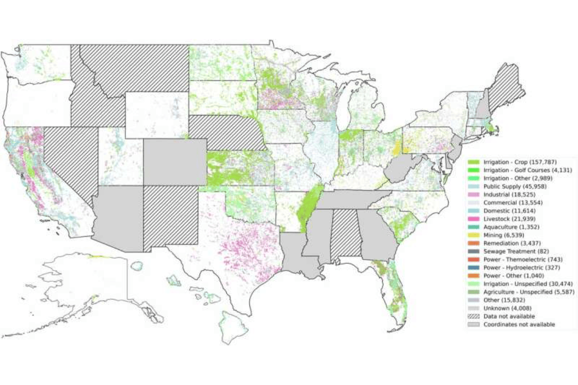 Visualizing Nationwide Water Usage Center For Data Innovation 2026 U.S. Water Usage 