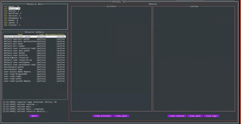 Command Reference All Things Dataos - Artistic Geometric Pattern - Desktop