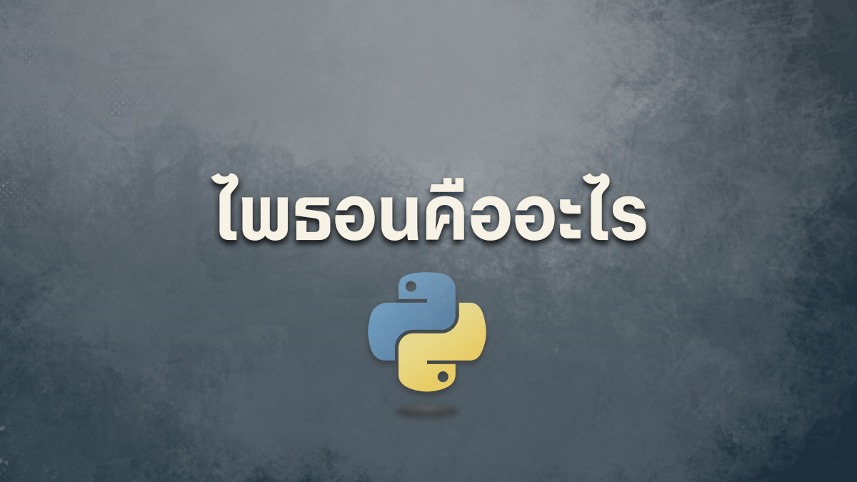 ไพธอนคืออะไร