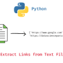 How To Extract Links From A Text File In Python? - Data Science Parichay