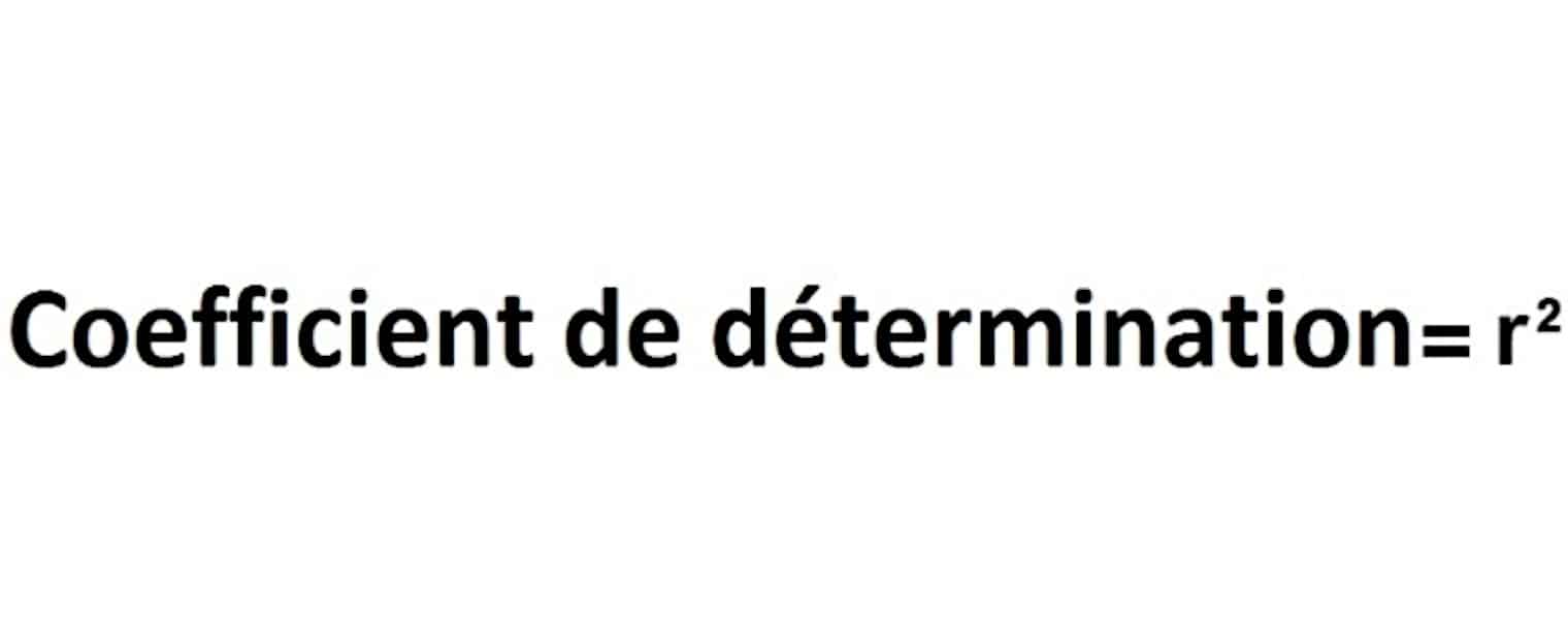 Comment Calculer Coefficient De Détermination – AJRATW