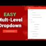 Creating A Multi-Level Dropdown Menu With CSS - Datatas